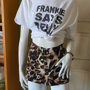 Wet seal cheetah shorts